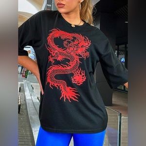 Shein dragon tee